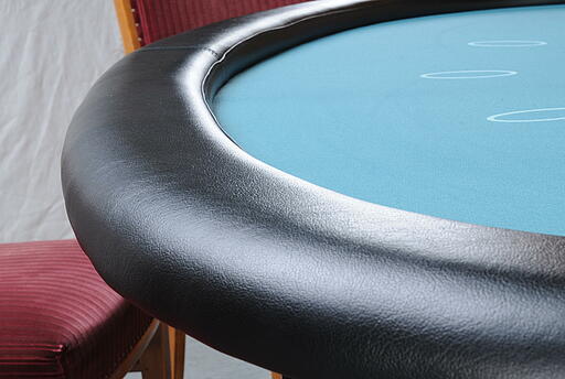 Lederumrandung kleiner Blackjack-Tisch Lederumrandung vom kleiner Blackjack-Tisch