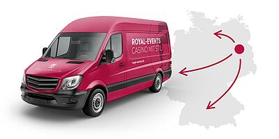 Mobiles Casino - Van von Royal-Events Mobiles Casino deutschlandweit