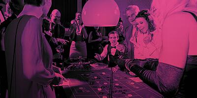 großer Roulette-Tisch, der König der Casino-Spieltische