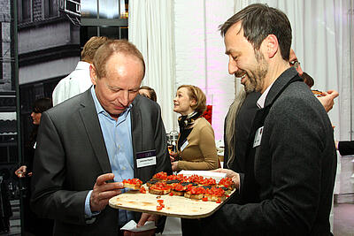 Finger food bei einer Kundenveranstaltung Finger food bei einer Kundenveranstaltung