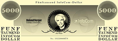 individuelles Spielgeld in der Währung Infocom-Dollar hellgelbes individuelles Spielgeld in der Währung Infocom-Dollar für ein mobiles Casino