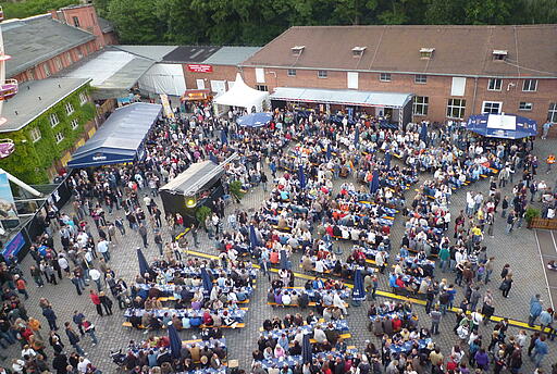 Menschenmassen bei Brauereifest der Landskron Brauerei Menschenmassen bei Brauereifest der Landskron Brauerei in Görlitz
