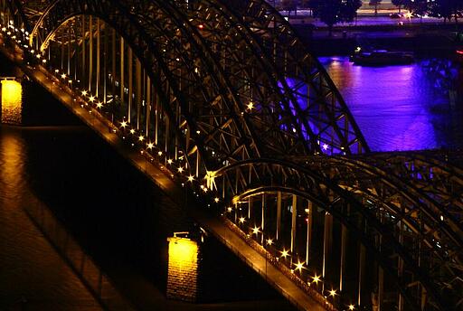 Aussicht vom KölnSKY über Köln Aussicht vom KölnSKY über Köln