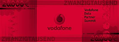 individuelles Spielgeld der Vodafone AG rote individuelles Spielgeld der Vodafone AG für ein mobiles Spielcasino